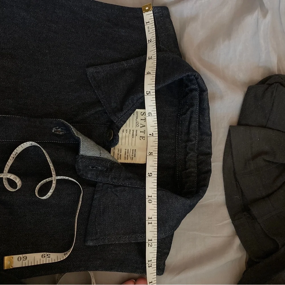 State Denim Collared Dress - Picture 8 of 8